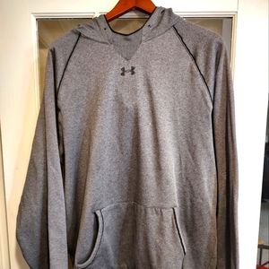 Men's XXL Under Armour Gray hoodie without strings. Excellent used condition